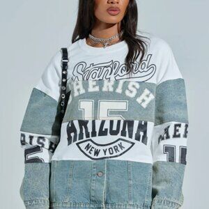 AKIRA Keep It Cool Denim Mini Dress